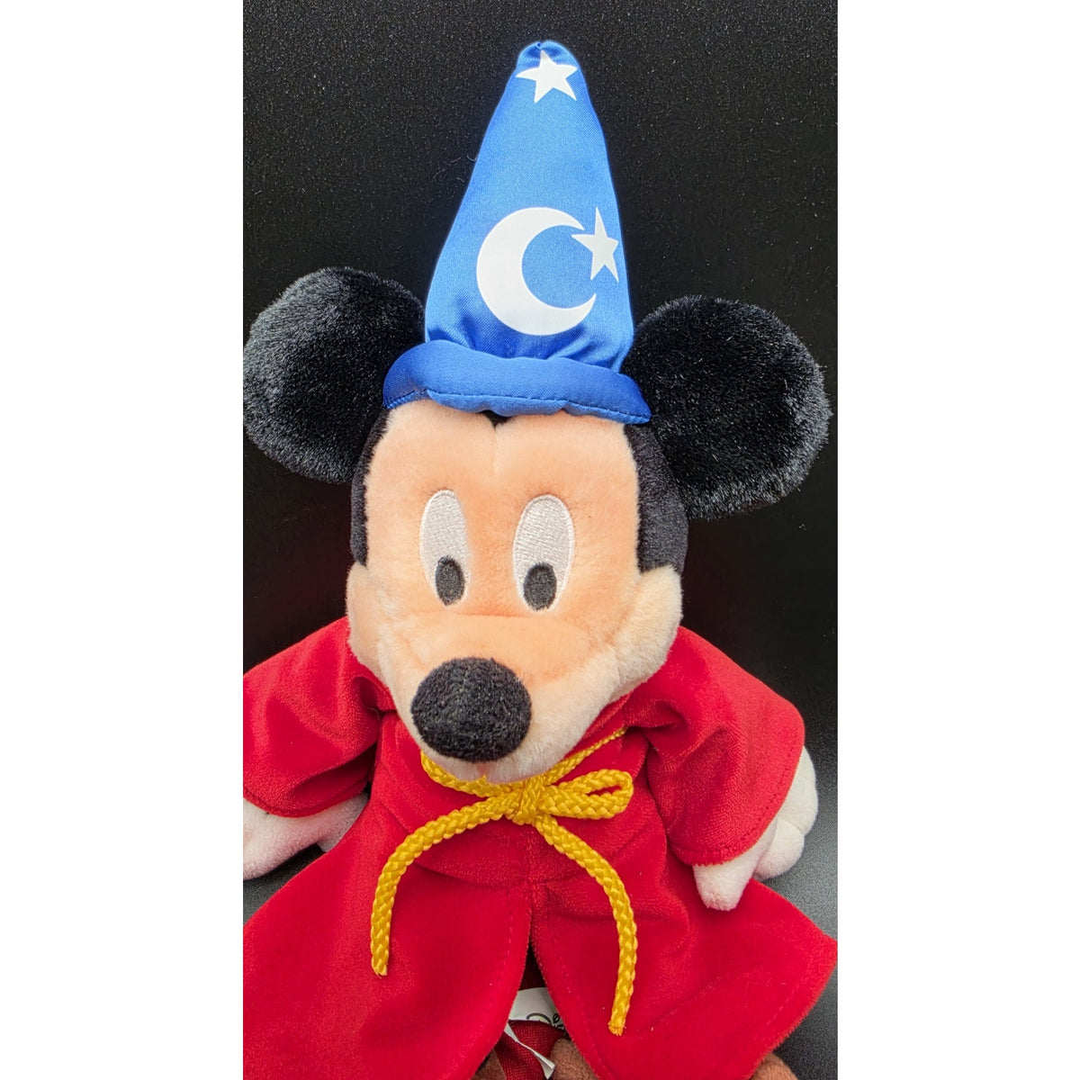 Vintage Walt Disney World Sorcerer Mickey Mouse Plush 13" Fantasia Plush Toy