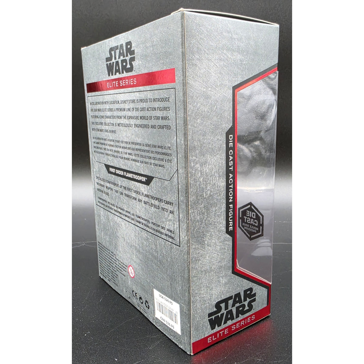 Disney Store Star Wars Elite Series First Order Flametrooper Die Cast NIB