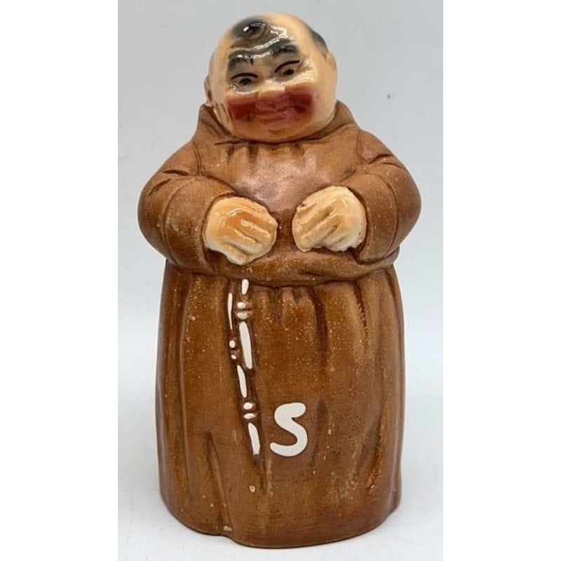 Vintage Twin Winton Monks Salt, Pepper Shakers,  1960s from California, Ceramic
