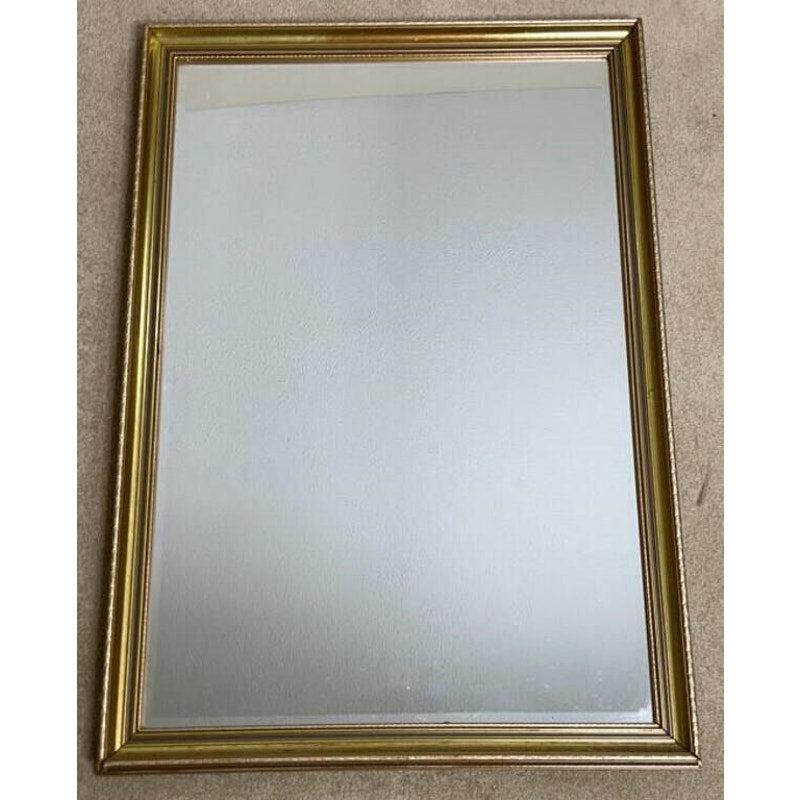 Gilded Mirrors Co. Ornate Wall Mirror 27.5x39.75 – Beveled Gold Frame