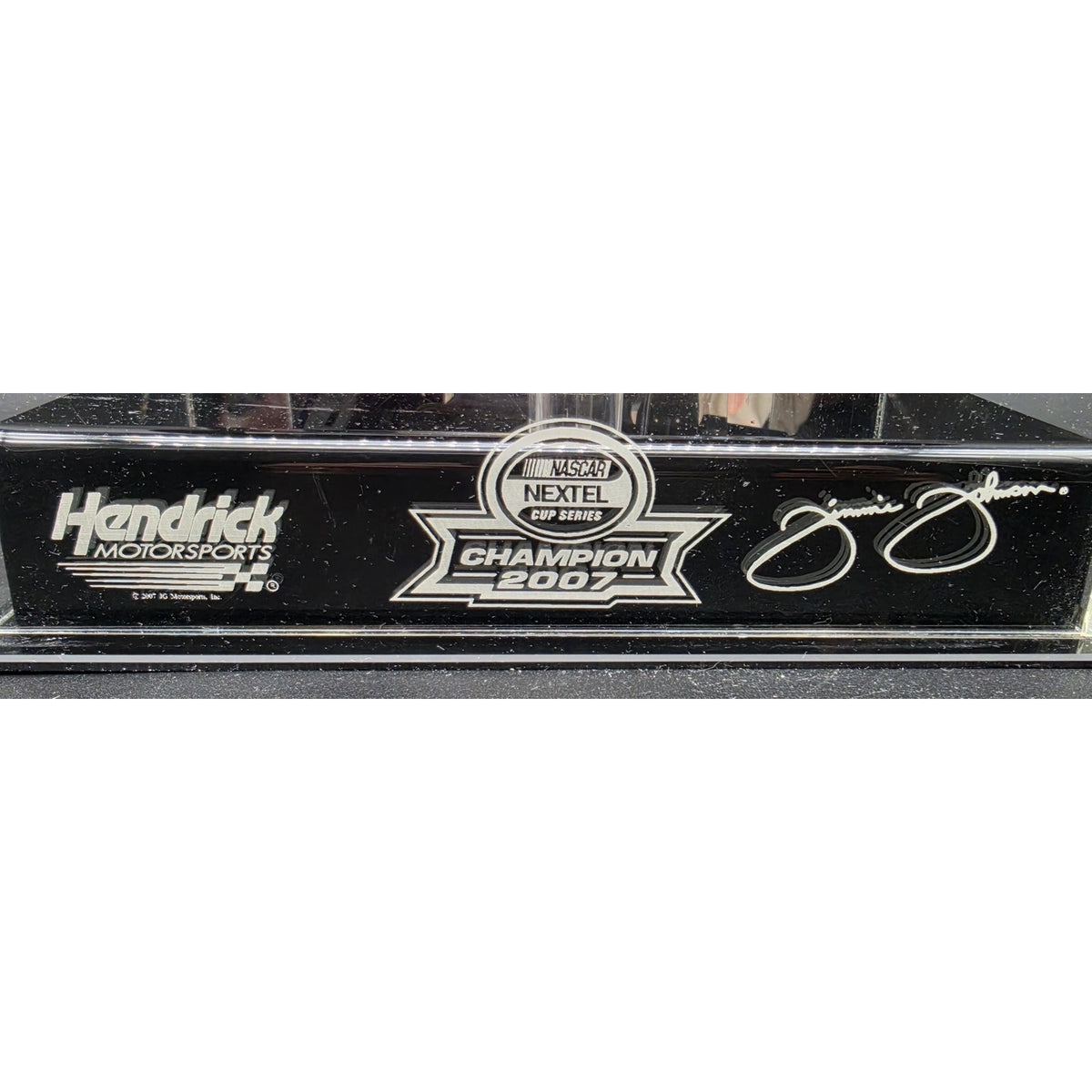 2007 Jimmie Johnson Sam Bass Holiday #48 Diecast Monte Carlo SS Display Case