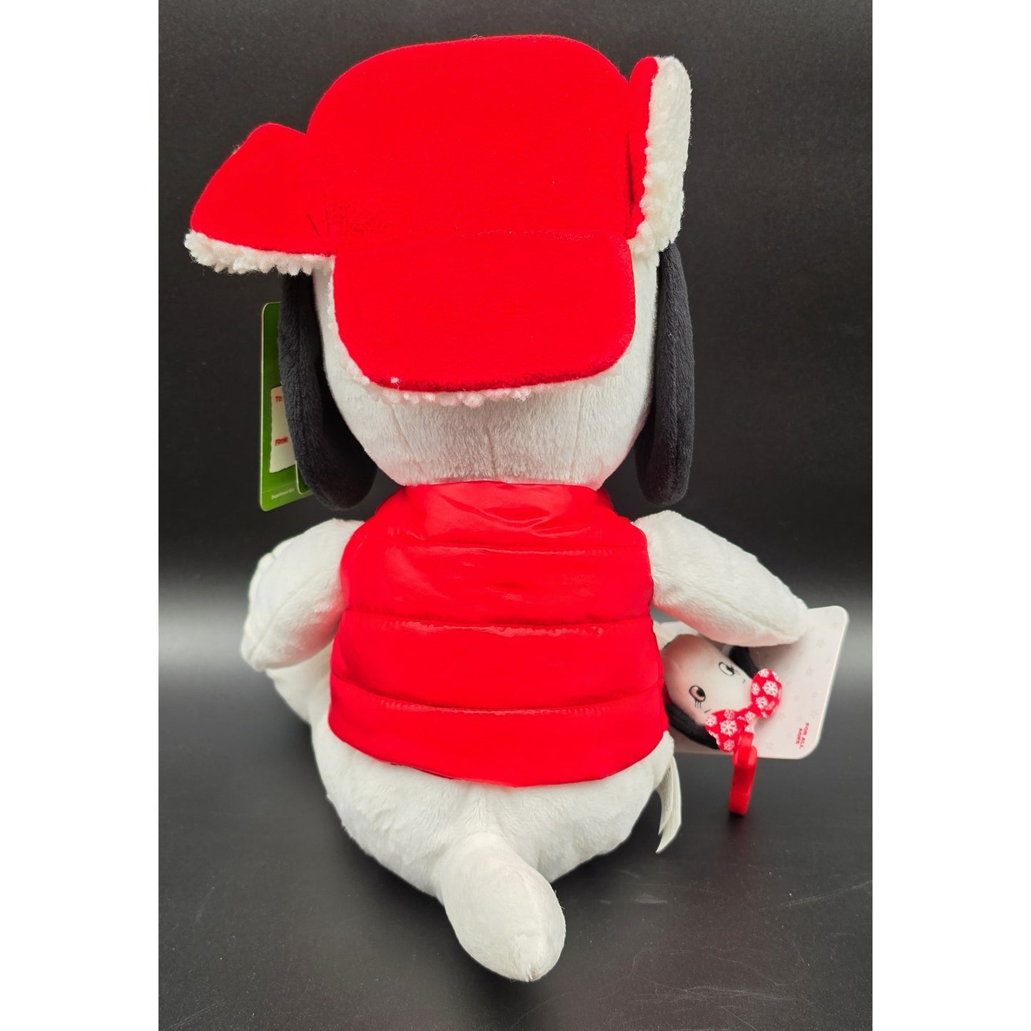 2015 Macy’s Holiday Snoopy Plush + Belle Clip • Peanuts Collectible Set