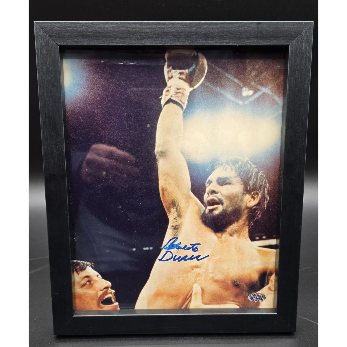 Roberto Duran Signed Everlast Boxing Glove & Framed 8x10 Photo Beckett PAAS COA