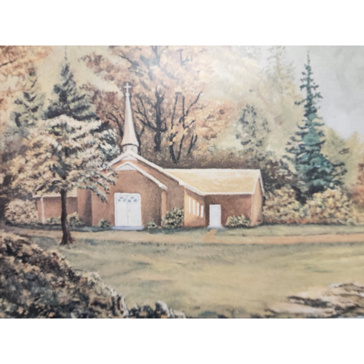 Rock of Ages Signed Lithograph, Jim Hamilton 266/500 Framed Inspiring Landscape