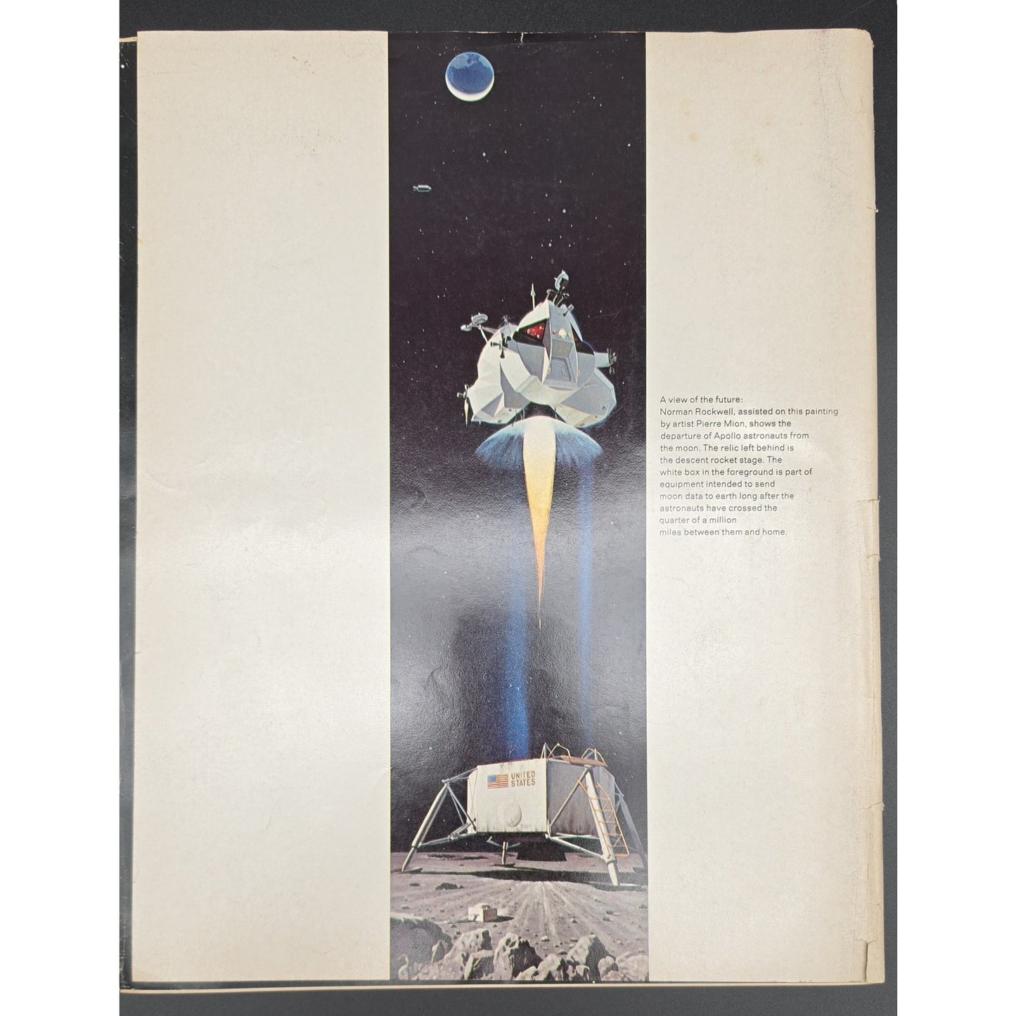Vintage Apollo Space Magazines Lot 1968–1971 + Moon Landing Guide Page -Rare