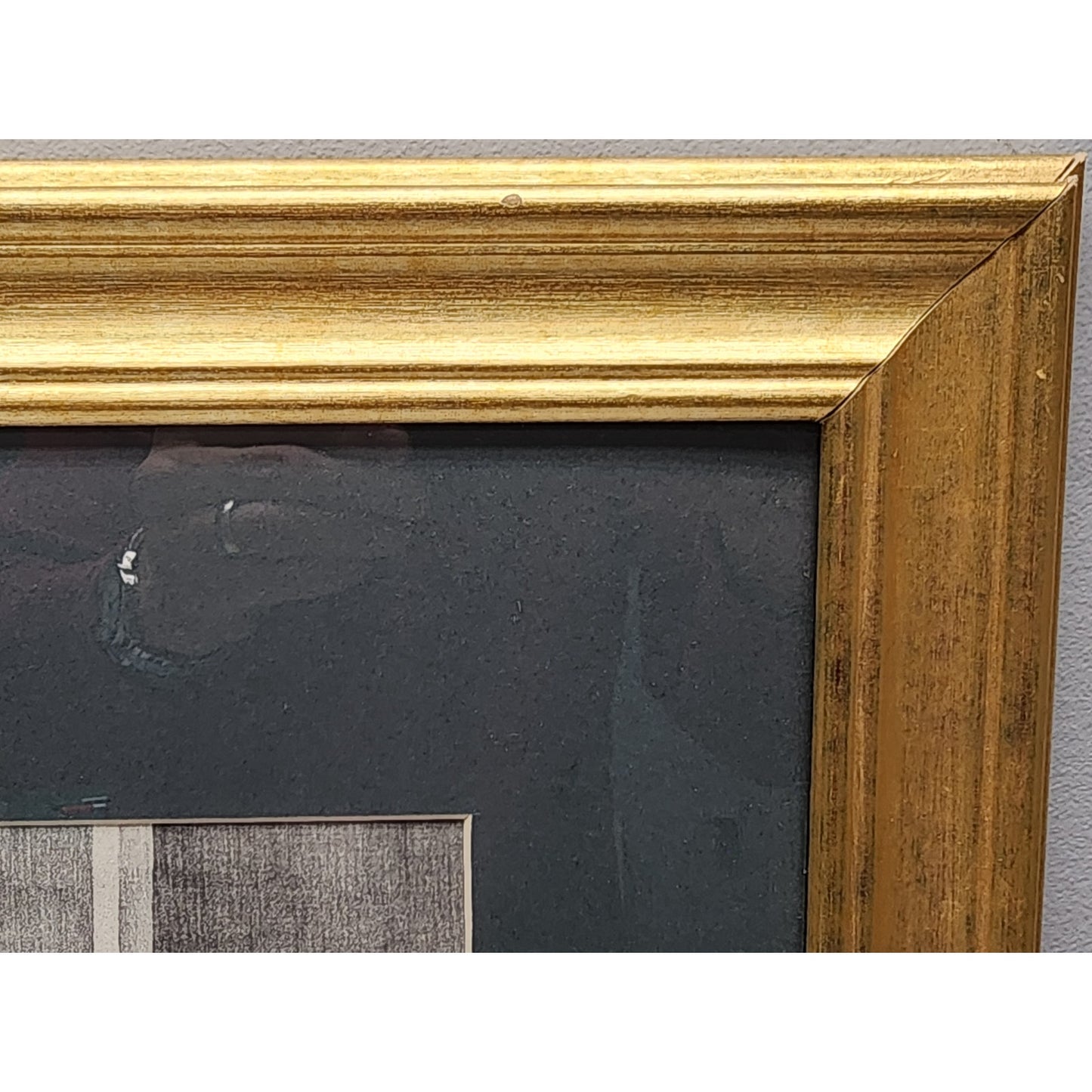 Paula Beck 1993 Signed Lithograph "Buying Too-Choos" Americana Art Ornate Frame