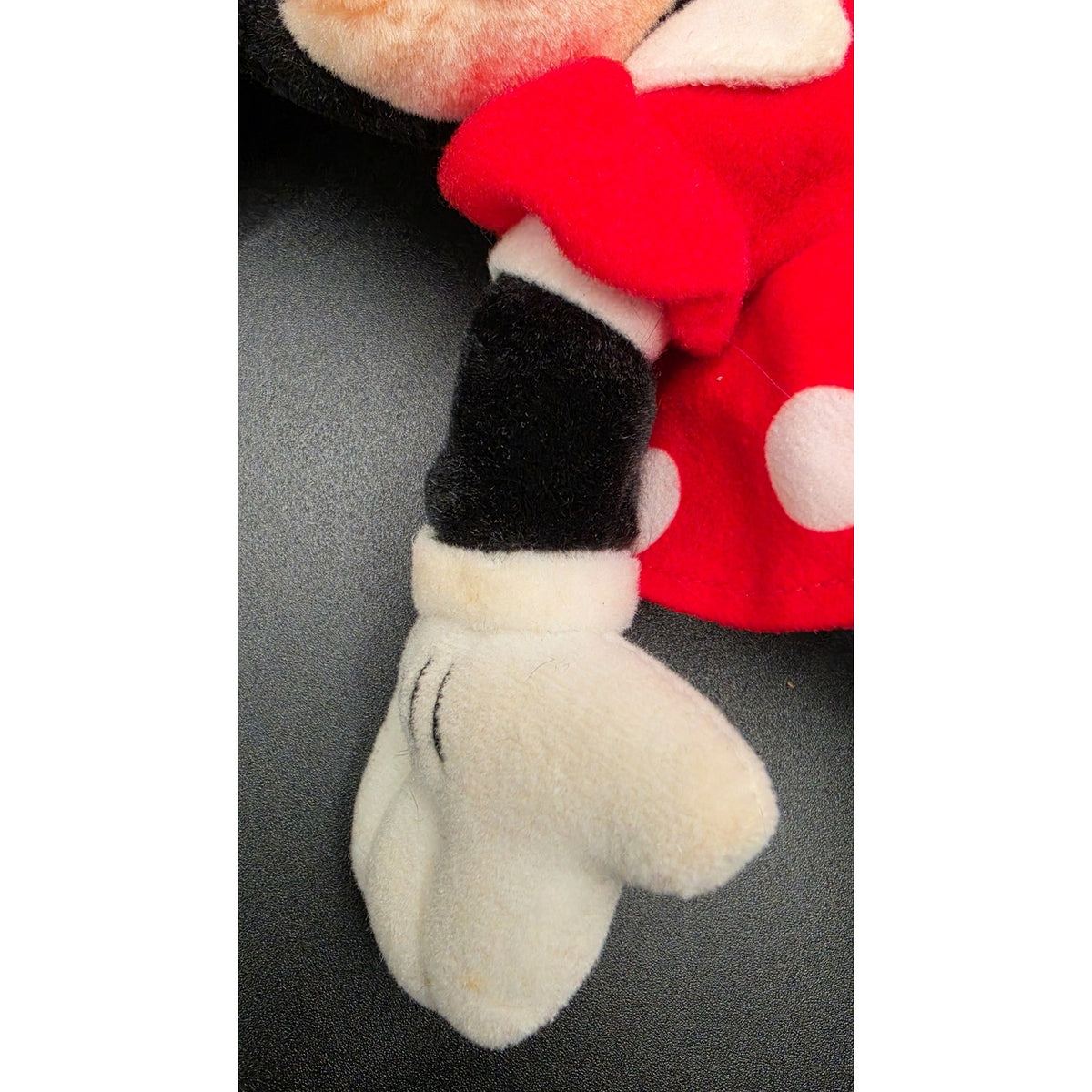 Vintage Walt Disney World Minnie Mouse Plush 10.75" Polka Dot Dress Plush Doll