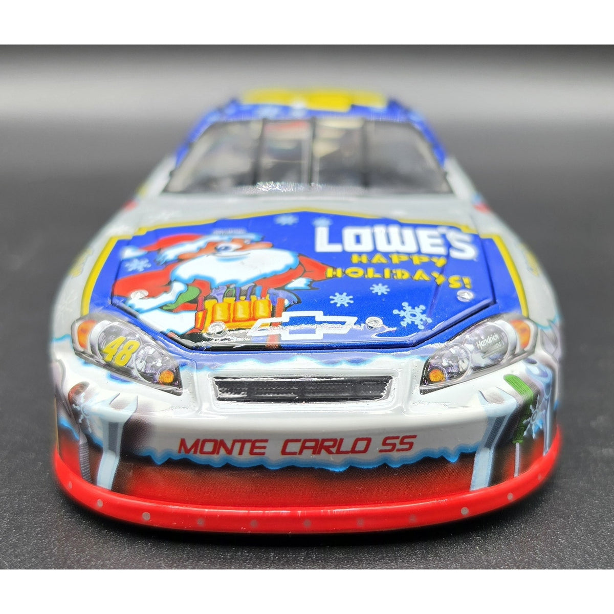 2007 Jimmie Johnson Sam Bass Holiday #48 Diecast Monte Carlo SS Display Case