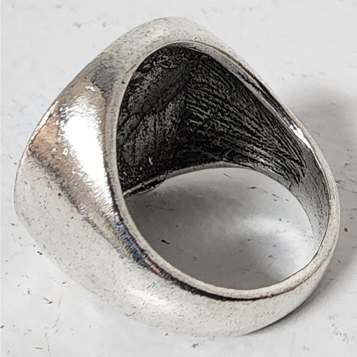 Stainless Steel Tree of Life Ring Size 10 Engraved Symbolic Statement Band