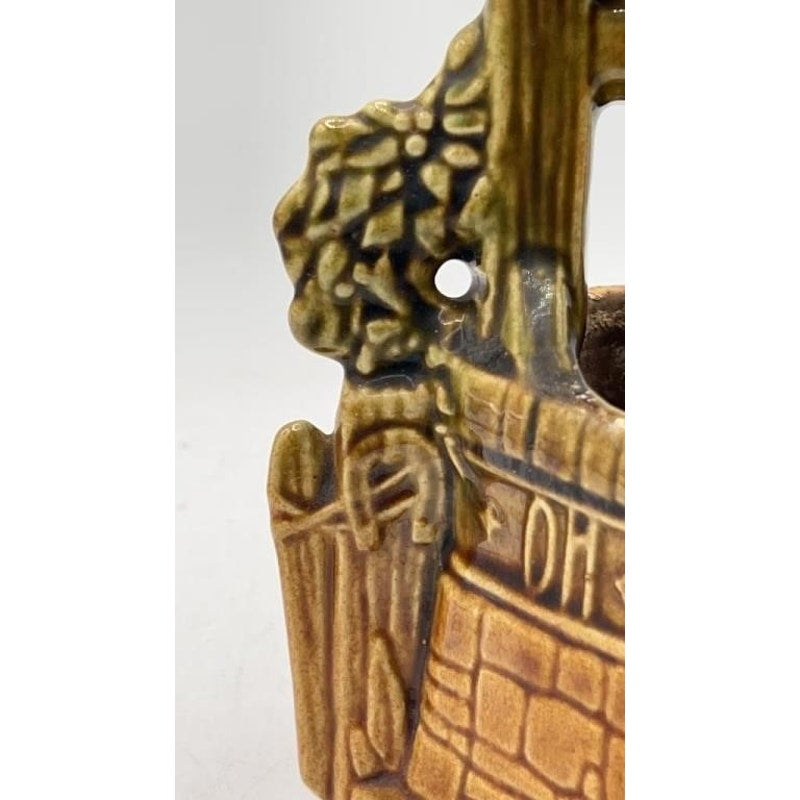 Vintage McCoy Pottery Wishing Well Planter – Rustic Mid-Century Charm