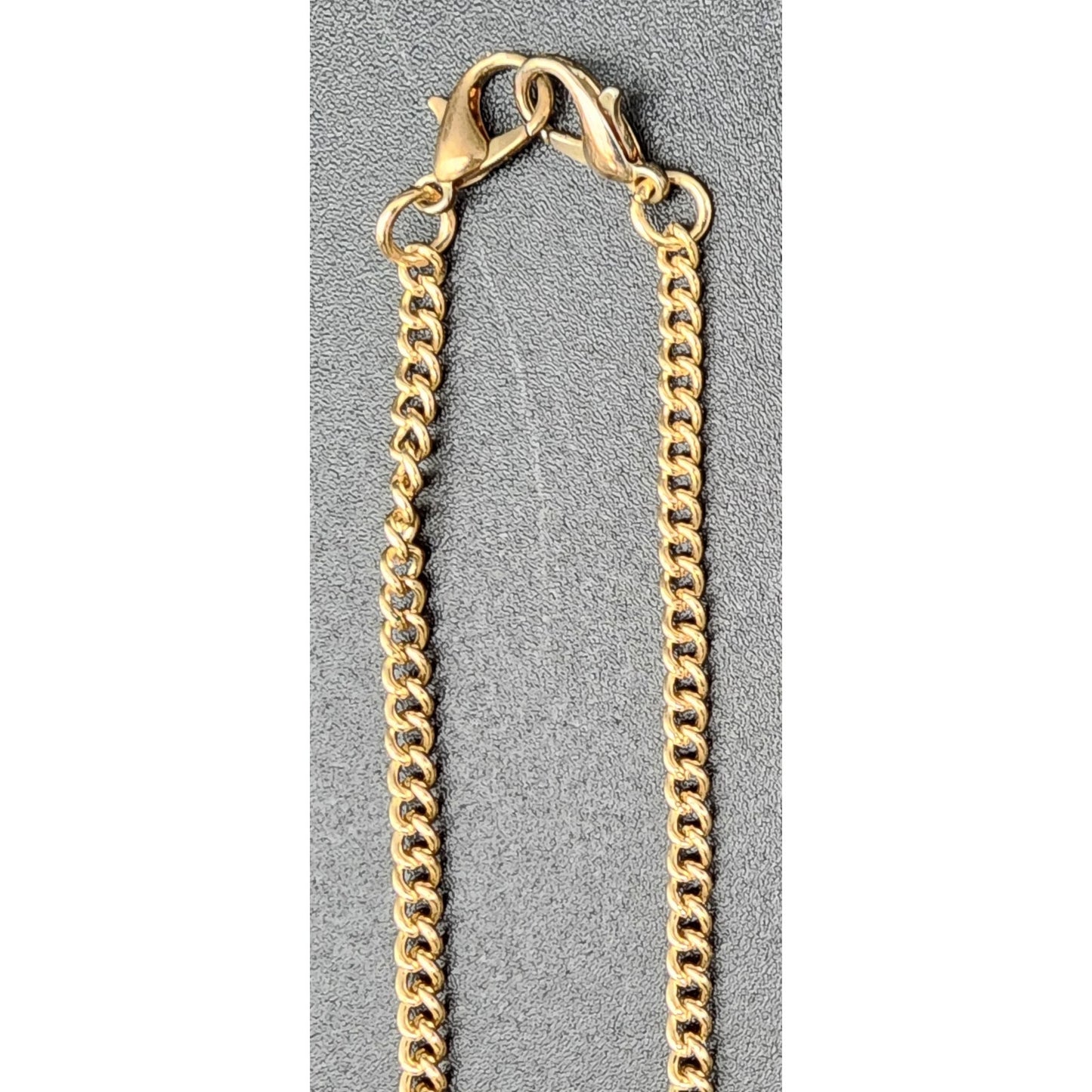 Set of 3 Vintage Gold & Rose Gold Necklaces Tassel Filigree Pendant Lot - 1980s