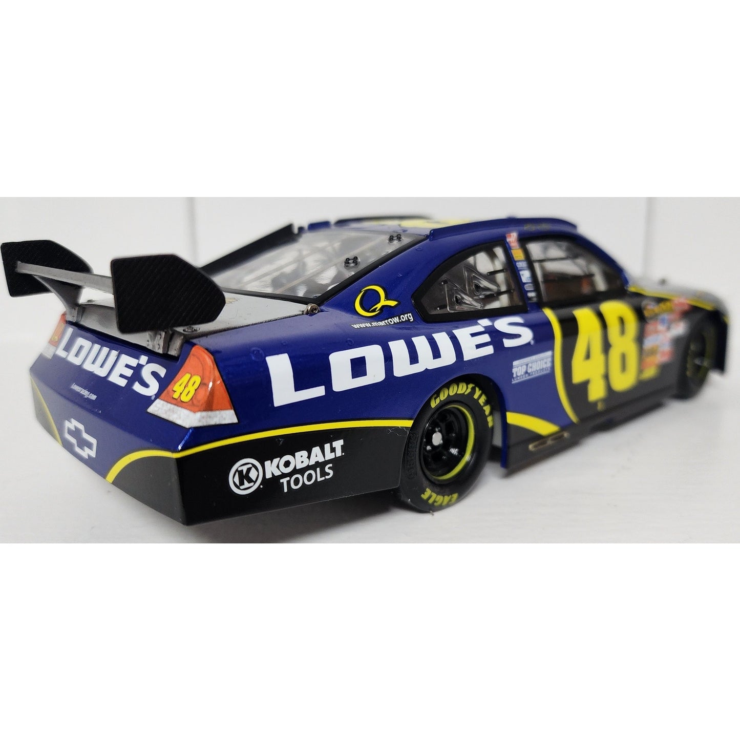 2007 Jimmie Johnson #48 Lowe’s Impala SS Elite 1:24 NASCAR Die-Cast Signed